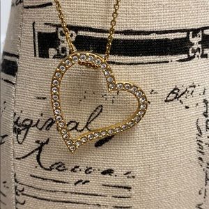 Swarovski crystal heart necklace